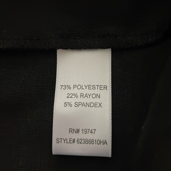 Faux Wrap Pull On Black White Almost Maxi Skirt - Picture 6 of 6